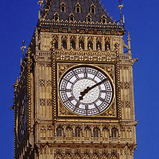 Big Ben, l’horloge de la tour Victoria.