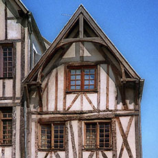A medieval house on rue François Miron.