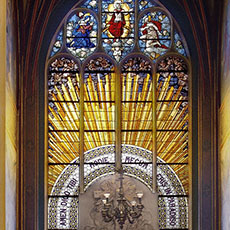 La chapelle commémorative en mémoire du bombardement allemand du Vendredi-Saint dans l’église Saint-Gervais-Saint-Protais.