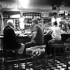 J.J. Foley’s, an Irish bar on Kingston Street in Boston.