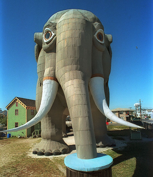 Lucy the Elephant in Margate, New Jersey.