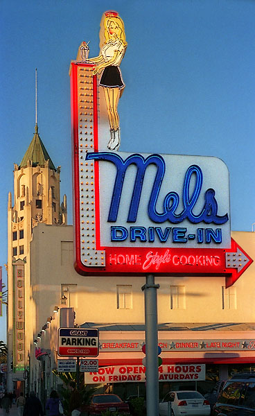 Mel’s Drive-in near Hollywood Boulevard in Los Angeles.