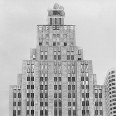 The New England Telephone building in Boston, 1988.