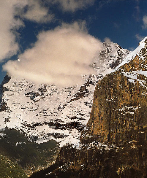 En annan syn om Jungfraujoch fjällen