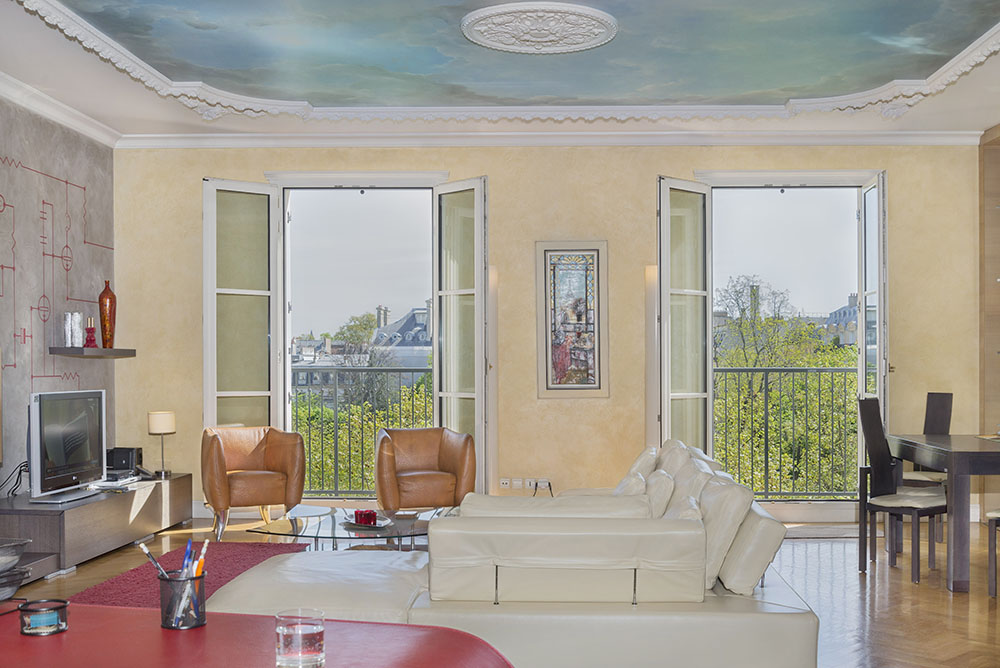 An apartment on boulevard des Invalides in the 17th arrondissement of Paris.