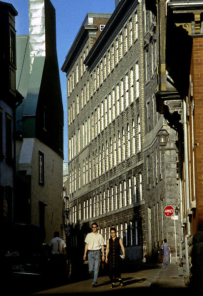 Québec City, old and new—Winding narrow streets seem made for wandering