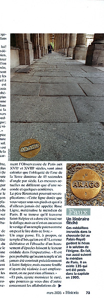 Two Arago plaques, next to the Comédie Française and behind the Palais-Royale in Paris.