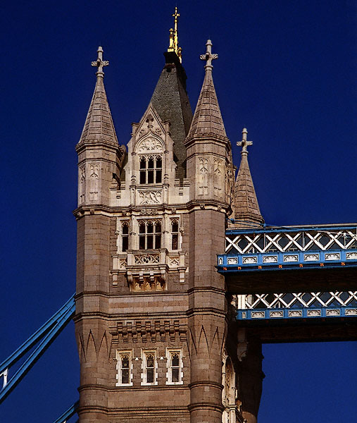 The Tower Bridge in London.