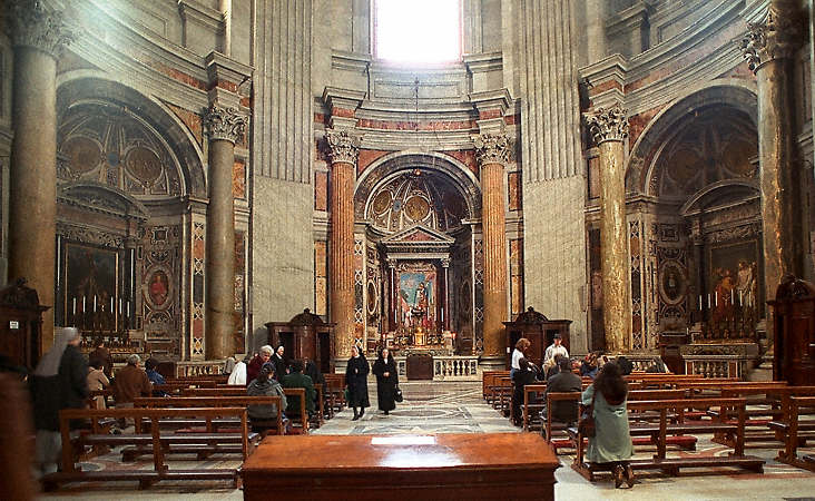 A chapel inside Saint Peter’s Basilica.