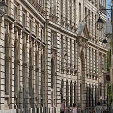 The Crédit Municipal bank on rue des Blancs-Manteaux.