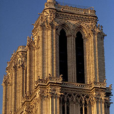 The southern side of Notre-Dame’s towers.