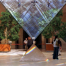 The Inverted Pyramid, the Carrousel du Louvre’s skylight.