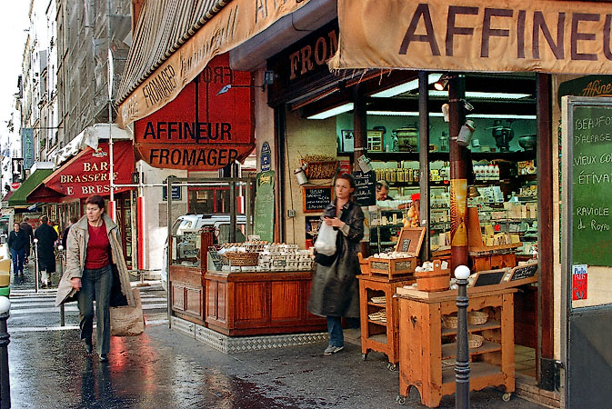 A cheese shop on rue de Bretagne.
