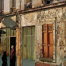 Storefronts on rue Sainte-Marthe.