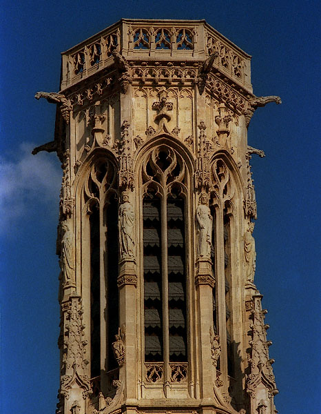 The bell tower of the first arrondissement’s town hall.