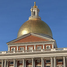 Le siège de l’État de Massachusetts à Boston.