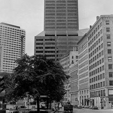Post Office Square à Boston en 1987.