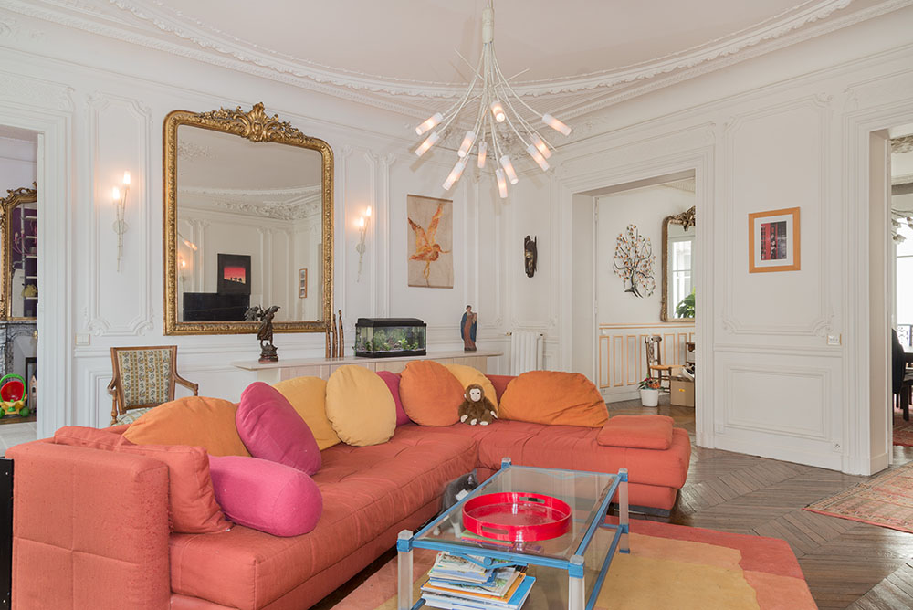 Un appartement sur la rue de Rome dans le 17è arrondissement de Paris.