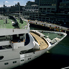 En cruise aflade er indhold henne ved Kanal Opstille Vancouver