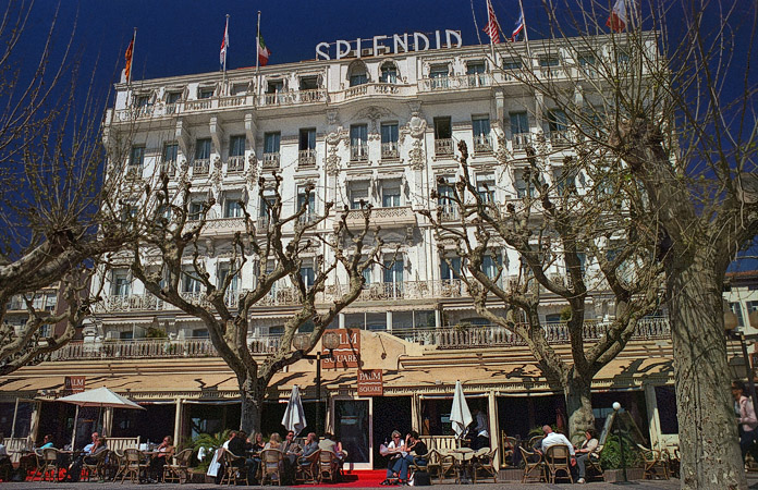 The Splendid Hotel in Cannes.