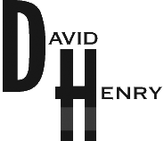 Le logo du graphiste David Henry.