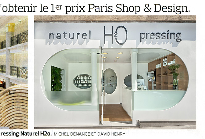 The H2O dry cleaners at 126, rue Lamarck in Paris.