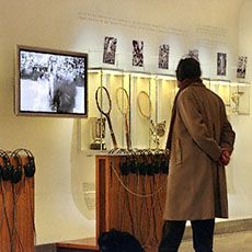 The history of tennis on display in Paris.