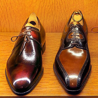 The three shoemakers only speak French—and usually while holding tacks in the corner of their mouth.